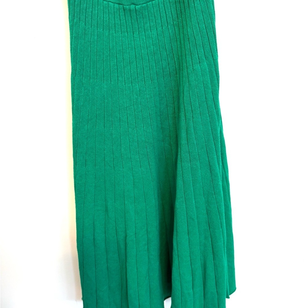 2/$30 - a new day - Green Midi Halter Sweater Dress Pleated NWT Medium - Picture 8 of 10